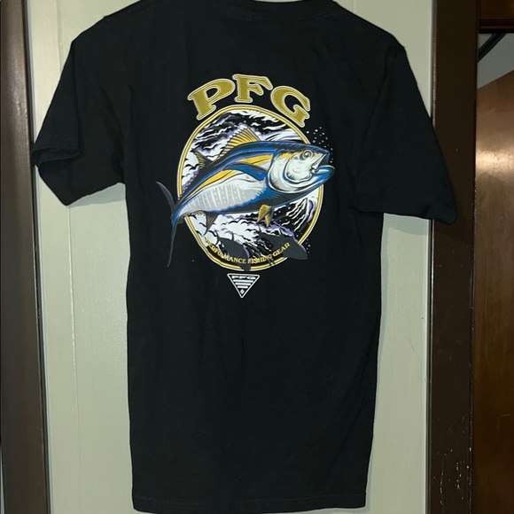 Columbia Black PFG T-Shirt - Picture 1 of 3